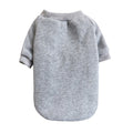 LGCASL Pet Hoodie, Dog Winter Sweater Cat Warm Clothes Pet Sweater Round Neck Solid Color Thickening Cat Dog Knitwear Sweater for Cats Or Dogs in Cold Season (Light Blue, S) S Grey
