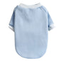 LGCASL Pet Hoodie, Dog Winter Sweater Cat Warm Clothes Pet Sweater Round Neck Solid Color Thickening Cat Dog Knitwear Sweater for Cats Or Dogs in Cold Season (Light Blue, S) S Light blue