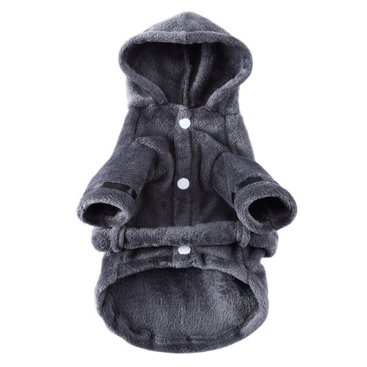 LGCASL Pet Bathrobes, Pajamas Clearance! Dog Cat Bathrobe Pet Clothes Hotel Bath Towel Pet Bathrobe Nightgown Pajamas (Army Green, L) XL Grey