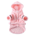 LGCASL Pet Bathrobes, Pajamas Clearance! Dog Cat Bathrobe Pet Clothes Hotel Bath Towel Pet Bathrobe Nightgown Pajamas (Army Green, L) M Pink