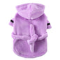 LGCASL Pet Bathrobes, Pajamas Clearance! Dog Cat Bathrobe Pet Clothes Hotel Bath Towel Pet Bathrobe Nightgown Pajamas (Army Green, L) XL Purple