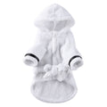 LGCASL Pet Bathrobes, Pajamas Clearance! Dog Cat Bathrobe Pet Clothes Hotel Bath Towel Pet Bathrobe Nightgown Pajamas (Army Green, L) XL White