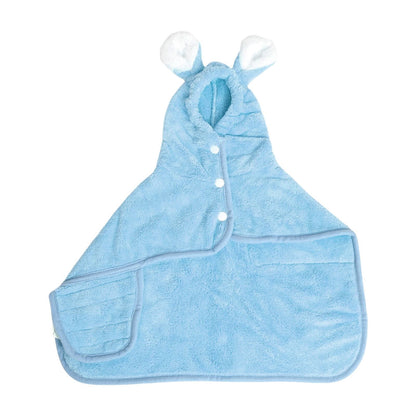 LGCASL 2026 New Puppy Bathrobe with Hood, Dog Bathrobe Absorbent Towel for Small Dogs Fast Drying Dog Robe Coat with Hood Puppy Towel Wrap Pet Grooming After Shower (Blue, Xs) S Blue