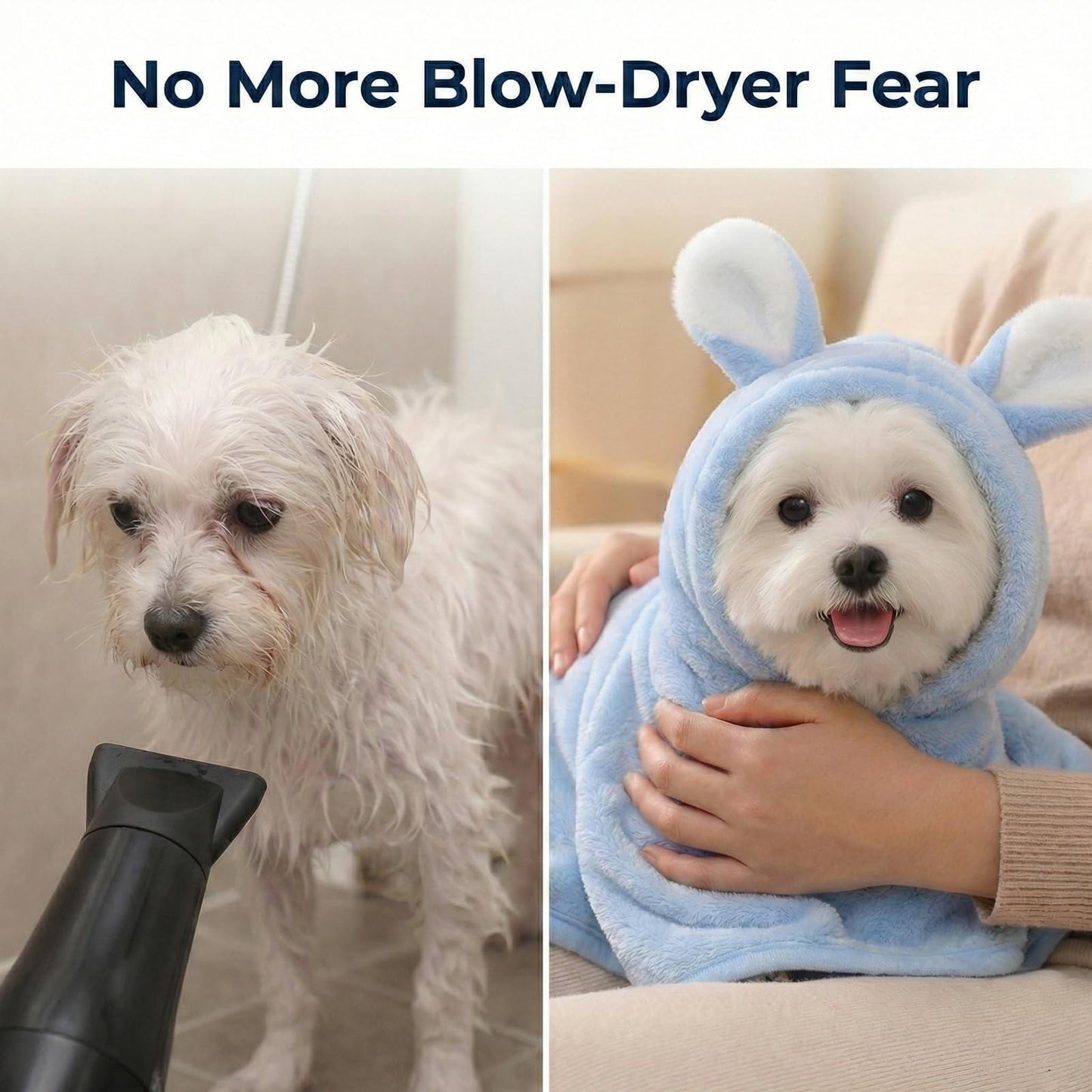 LGCASL 2026 New Puppy Bathrobe with Hood, Dog Bathrobe Absorbent Towel for Small Dogs Fast Drying Dog Robe Coat with Hood Puppy Towel Wrap Pet Grooming After Shower (Blue, Xs) S Blue
