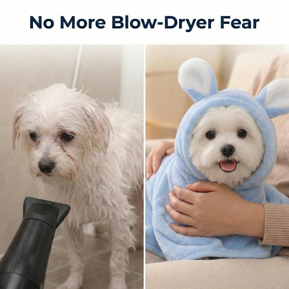 LGCASL 2026 New Puppy Bathrobe with Hood, Dog Bathrobe Absorbent Towel for Small Dogs Fast Drying Dog Robe Coat with Hood Puppy Towel Wrap Pet Grooming After Shower (Blue, Xs) S Blue