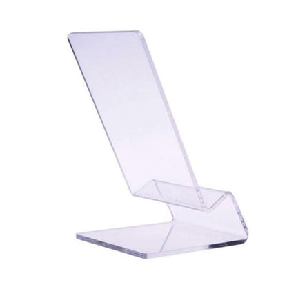 Eguiwyn Mobile phone holder Mobile Holder Phone Stand Acrylic Display Rack Bracket Transparent Clear Mount Kitchen，Dining & Bar Rack Clear
