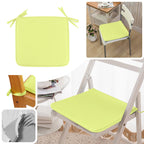 Cushion, Dining Chair Cushion,  Square Strap Garden Chair Pads Seat Cushion for Outdoor Bistros Stool Patio Dining Room Yellow