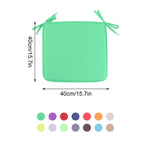 Cushion, Dining Chair Cushion,  Square Strap Garden Chair Pads Seat Cushion for Outdoor Bistros Stool Patio Dining Room Yellow