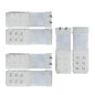 SWETRACE Bra Extension Buckle Polyester 6Pcs 3In Size 4 White