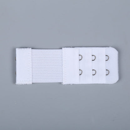 SWETRACE Bra Extension Buckle Polyester 6Pcs 3In Size 4 White
