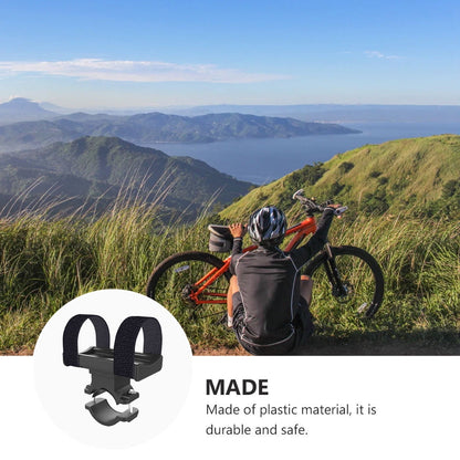 Worgeous Bike Rack Mountain Mountain Bike Flashlight Bracket Band Riding Sound Universal Accessory (Black)