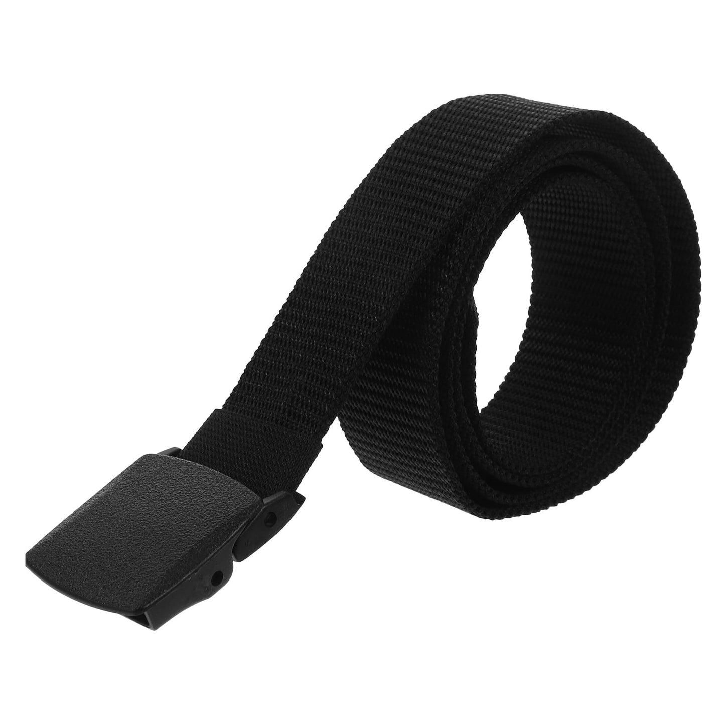 Masteelf Nylon Belt Waist Belt Plastic Buckle Casual Style Waist Belt Adjustable Belt