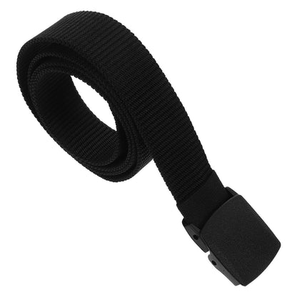Masteelf Nylon Belt Waist Belt Plastic Buckle Casual Style Waist Belt Adjustable Belt