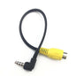 Masteelf 2 .5mm Conversion Line Reverse Camera Backup for Car Man Black