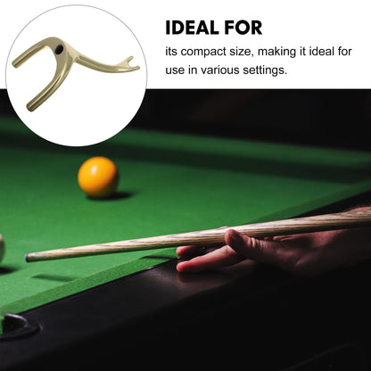 SWETRACE 1Pcs Elegant Copper Billiards Bridge Head for Pool Sticks and Rooms Stability