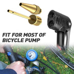 15Pcs Bike Valve Adaptor Set Kit Sv Fv Dv Av Needle Valve Connector For Ball Bicycle Inflator Pumpaccessories Fangkenuo