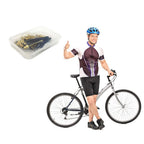15Pcs Bike Valve Adaptor Set Kit Sv Fv Dv Av Needle Valve Connector For Ball Bicycle Inflator Pumpaccessories Fangkenuo