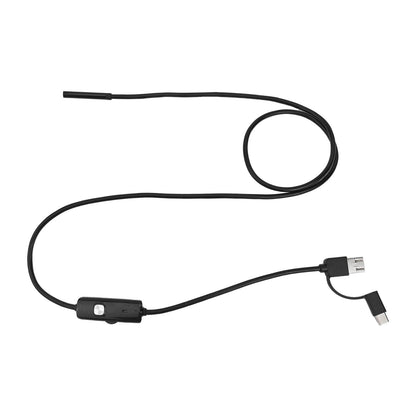 Hd Micro-Usb Type-C 3 In 1 Borescope 5.5Mm Smartphone Camera Endoscoop 1M Smile Home