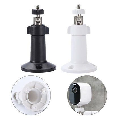 360° Rotating Universal Monitoring Bracket Indoor Outdoor Universal Camera Base Outdoor Camera Base Monitoring Accessories Black Smile Home Black