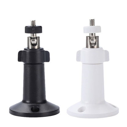 360° Rotating Universal Monitoring Bracket Indoor Outdoor Universal Camera Base Outdoor Camera Base Monitoring Accessories Black Smile Home White