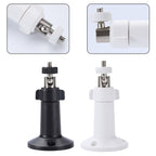 360° Rotating Universal Monitoring Bracket Indoor Outdoor Universal Camera Base Outdoor Camera Base Monitoring Accessories Black Smile Home White