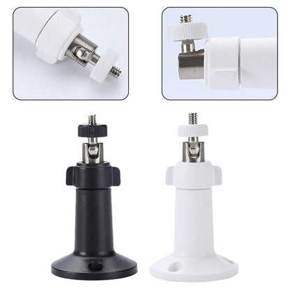 360° Rotating Universal Monitoring Bracket Indoor Outdoor Universal Camera Base Outdoor Camera Base Monitoring Accessories Black Smile Home White