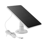 Solar Panel for Blink Camera: 4W Outdoor Solar Charger with 9.84ft Cable! C Black Smile Home C White