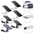 Solar Panel for Blink Camera: 4W Outdoor Solar Charger with 9.84ft Cable! C Black Smile Home C White