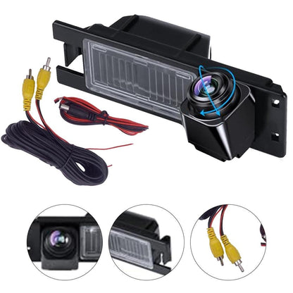 360 Degree Rotatable Reversing Camera 170 Wide Angle Rear View Ahd Cvbs Compatible For Opel Astra H J Corsa D Vectra C Zafira B Buick Regal Black