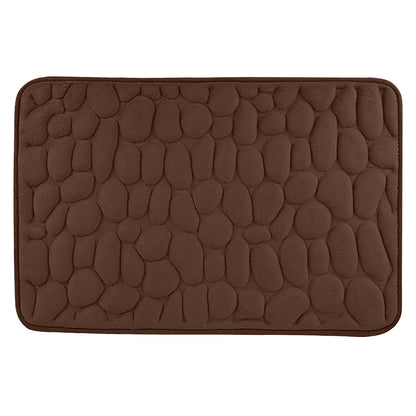 40 x 24 Inch Cotton Bathroom Floor Mat - Super Soft, Water Absorbent, Non-Slip, Machine Washable, Ideal for Bathroom, Bedroom, and Kitchen Coffee