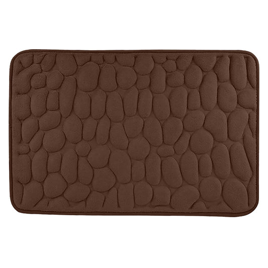 40 x 24 Inch Cotton Bathroom Floor Mat - Super Soft, Water Absorbent, Non-Slip, Machine Washable, Ideal for Bathroom, Bedroom, and Kitchen Coffee