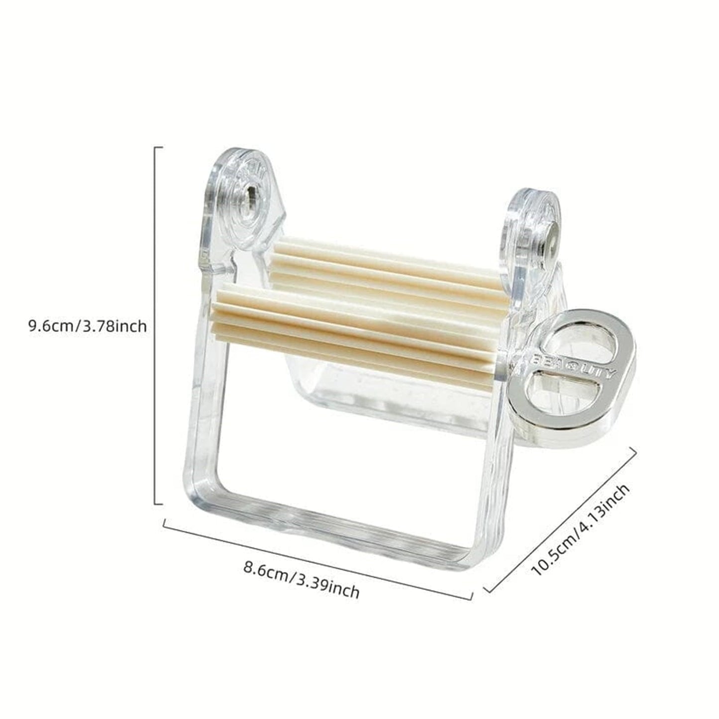 Luxury Paint Tube Squeezer Wringer Tool - Rolling Tube Squeeze Roller for Toothpaste - Toothpaste Tube Squeezer for Artists, Hair Salons, Painters - Daily Living Essential, (Black) 3.39x4.13x3.78 3.39" x 4.13" x 3.78" Black*2