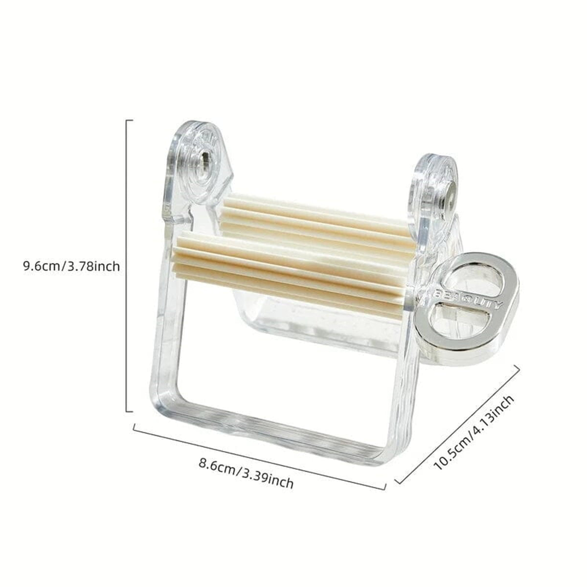 Luxury Paint Tube Squeezer Wringer Tool - Rolling Tube Squeeze Roller for Toothpaste - Toothpaste Tube Squeezer for Artists, Hair Salons, Painters - Daily Living Essential, (Black) 3.39x4.13x3.78 3.39" x 4.13" x 3.78" Black*2