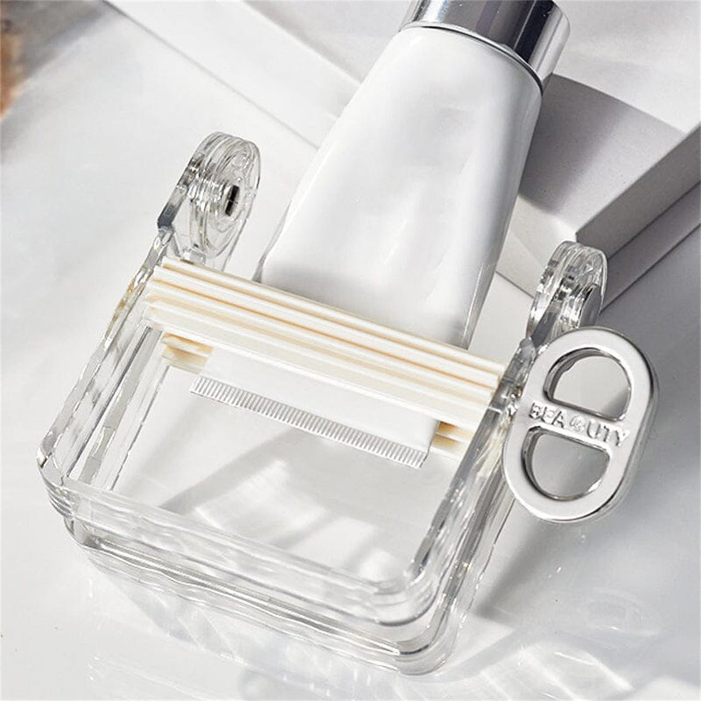 Luxury Paint Tube Squeezer Wringer Tool - Rolling Tube Squeeze Roller for Toothpaste - Toothpaste Tube Squeezer for Artists, Hair Salons, Painters - Daily Living Essential, (Black) 3.39x4.13x3.78 3.39" x 4.13" x 3.78" Black*2