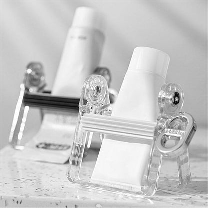 Luxury Paint Tube Squeezer Wringer Tool - Rolling Tube Squeeze Roller for Toothpaste - Toothpaste Tube Squeezer for Artists, Hair Salons, Painters - Daily Living Essential, (Black) 3.39x4.13x3.78 3.39" x 4.13" x 3.78" Black*3