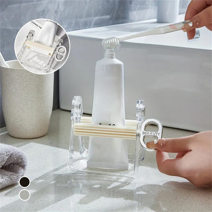 Luxury Paint Tube Squeezer Wringer Tool - Rolling Tube Squeeze Roller for Toothpaste - Toothpaste Tube Squeezer for Artists, Hair Salons, Painters - Daily Living Essential, (Black) 3.39x4.13x3.78 3.39" x 4.13" x 3.78" Black*3