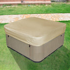 Square Hot Tub Cover - Outdoor Heavy Duty Protector for Patio Spas and Swimming Pools | Hard Covers For Hot Tub Waterproof Dust Cover for Hot Tubs, Jacuzzis, and Outdoor(Black -89.76x11.81") Coffee -89.76x11.81"
