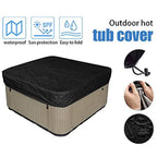 Square Hot Tub Cover - Outdoor Heavy Duty Protector for Patio Spas and Swimming Pools | Hard Covers For Hot Tub Waterproof Dust Cover for Hot Tubs, Jacuzzis, and Outdoor(Black -89.76x11.81") Coffee -89.76x11.81"
