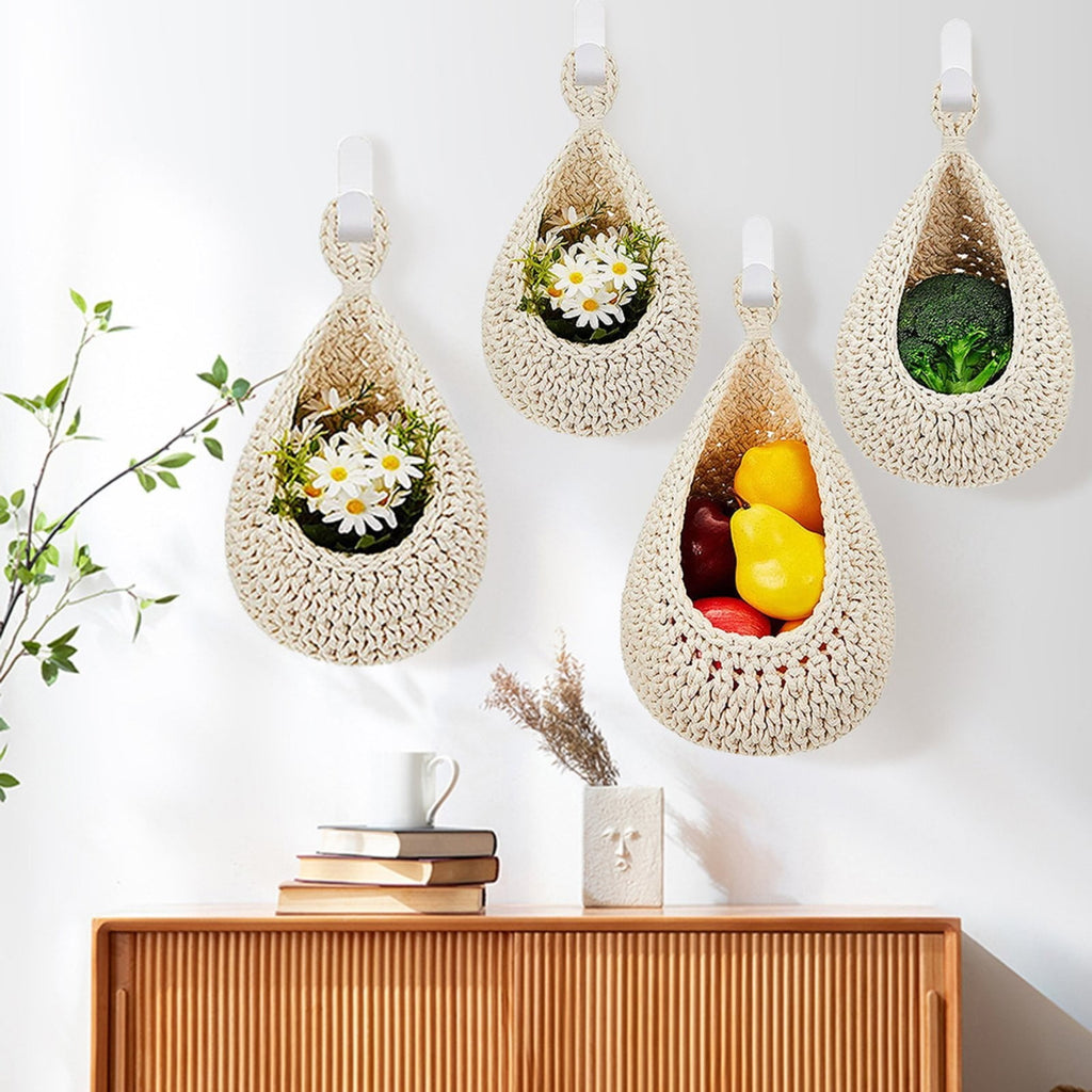 Woven Breads Baskets, Oval Small Fruit Baskets, Stackable Plastic Wicker Baskets for Serving Vegetables, Kitchen, Restaurant, Outdoor, Imitation Rattan, 1 Pcs, 7.48x5.11x2.75 9.84" x 7.87" Beige