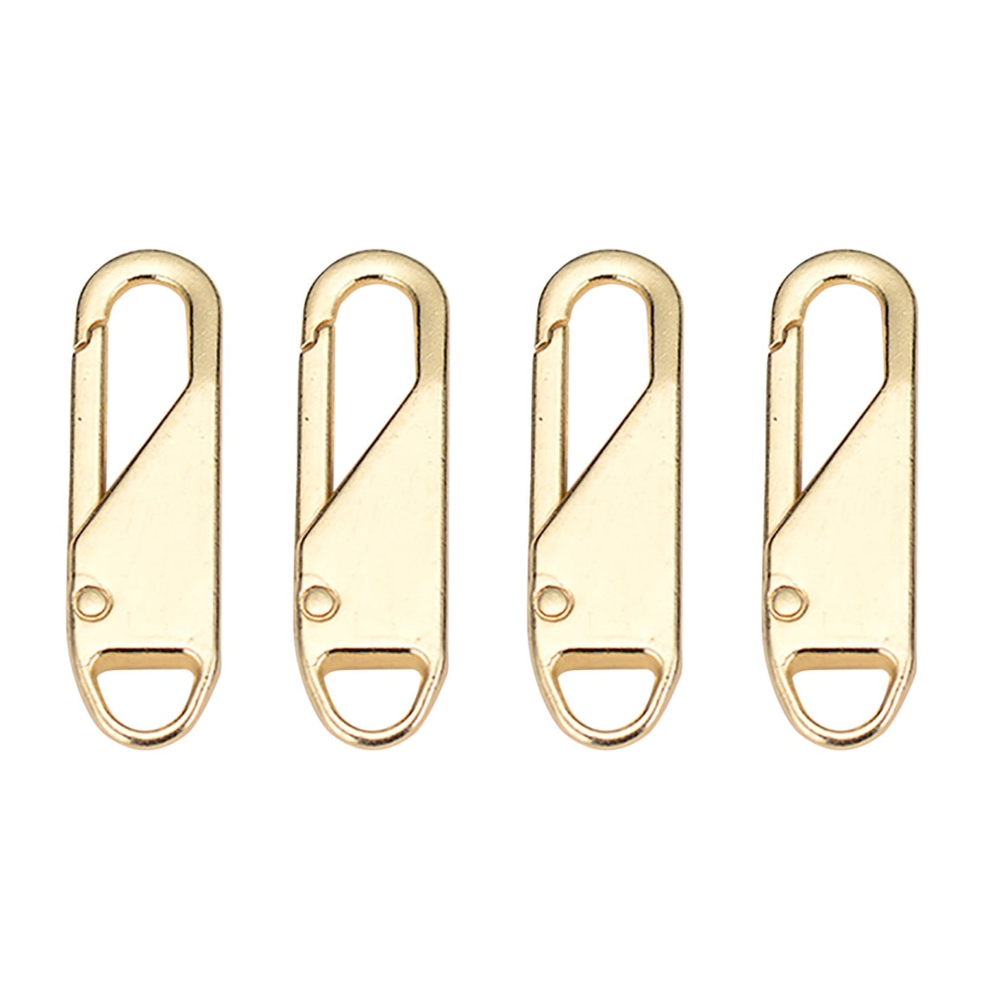 Zipper Pull Replacement, Heavy Duty Universal Zipper Puller, Detachable Zipper Pull Oval Tabs for Luggage Clothing Jackets Backpacks Boots Purse Coat, 4 Pcs, 1.46x0.43 1.46" x 0.43" Multicolor/4 Pcs