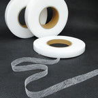 No Sew Hemming Tape Double Sided, Fabric Adhesive Tape for Pants Curtains Dresses Clothes, White, 1.5 cm 2 cm