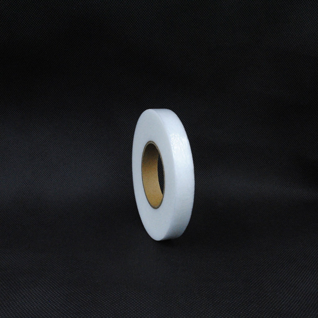 No Sew Hemming Tape Double Sided, Fabric Adhesive Tape for Pants Curtains Dresses Clothes, White, 1.5 cm 2 cm
