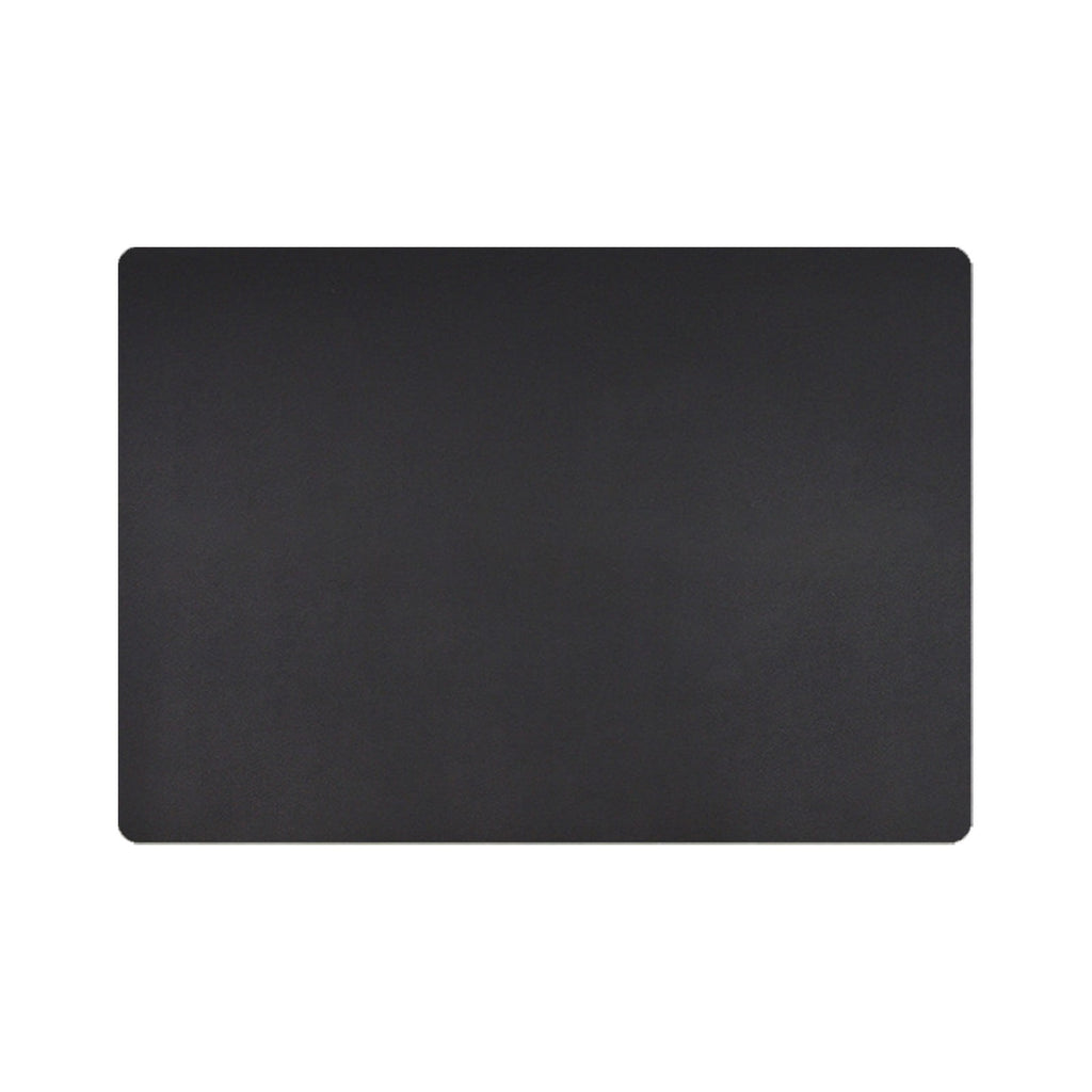 1 Piece Placemats,Plastic Table Mats, Rectangle Heat-Resistant Place Mat,Water-Proof Non-Slip Dining Table Mats,Wipeable Washable, Black, 43 x 30 cm