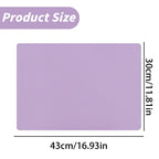 1 Piece Placemats,Plastic Table Mats, Rectangle Heat-Resistant Place Mat,Water-Proof Non-Slip Dining Table Mats,Wipeable Washable, Black, 43 x 30 cm