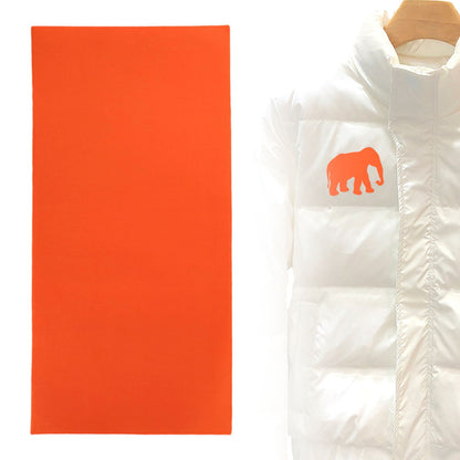 1Pcs Down Jacket Repair Patch Kit,Pre-Cut Nylon Patches for Clothes,Self-Adhesive Fabric Tape,Waterproof Lightweight Outdoor Repair Tape for Puffer Jacket Coat Tent Backpack,3'x7.87'(Pink) Orange