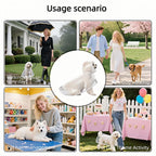 Dog Raincoat - Dog Raincoat - Waterproof Dog Coat - Transparent Rain Poncho - Dog Clothing - Rain Suit - Hooded Jacket - Dog Accessories - Walking Supplies - Dog Supplies - Outdoor Pet - Transparent - 1 Piece