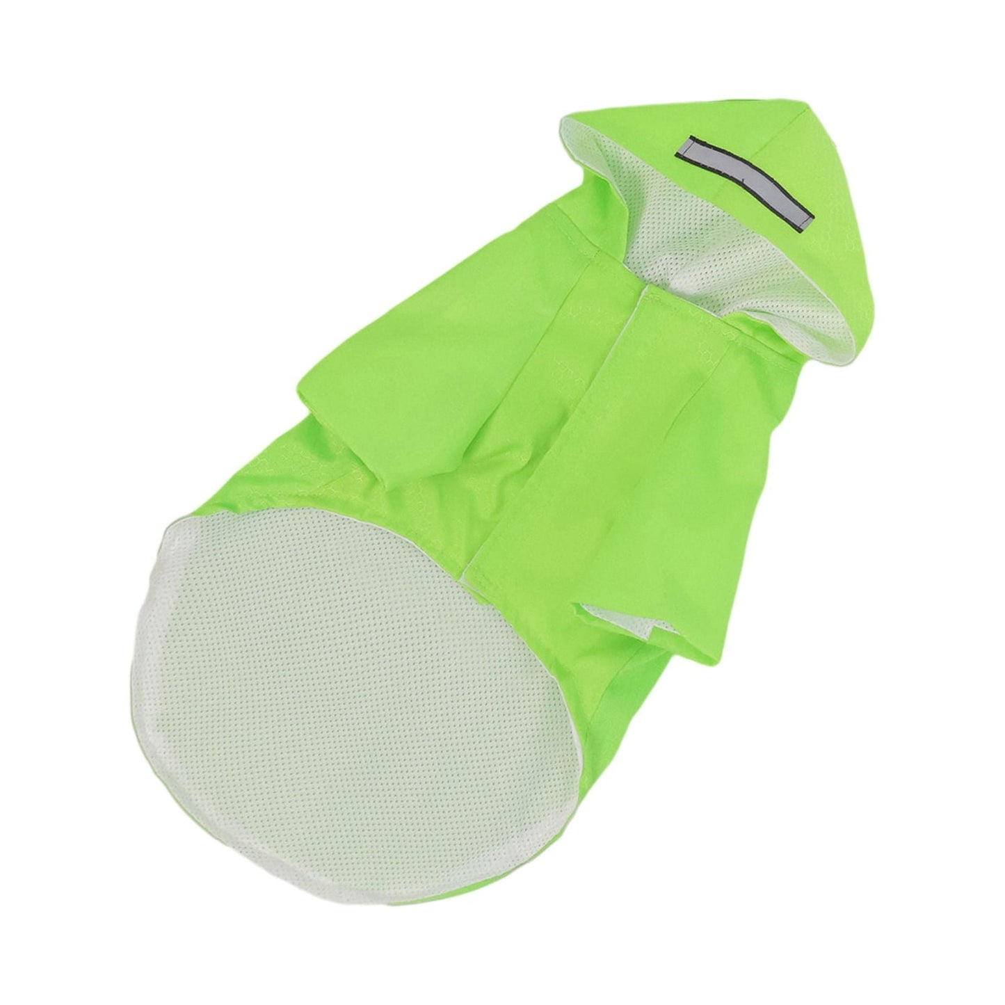 Travelwant Waterproof Reflective Dog Raincoat- Adjustable Pet Jacket, Lightweight Dog Hooded Slicker Poncho for Small to X- Large Dogs and Puppies S Green