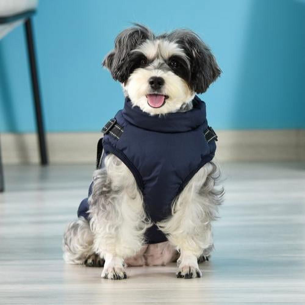 Warm Dog Jacket, Snowproof Windproof Waterproof Dog Winter Coat for Cold Weather - Soft Fleece Lining and Warm Thick Padded Dog Snow Coat for Puppy Small Medium Large Dogs 3XL Green