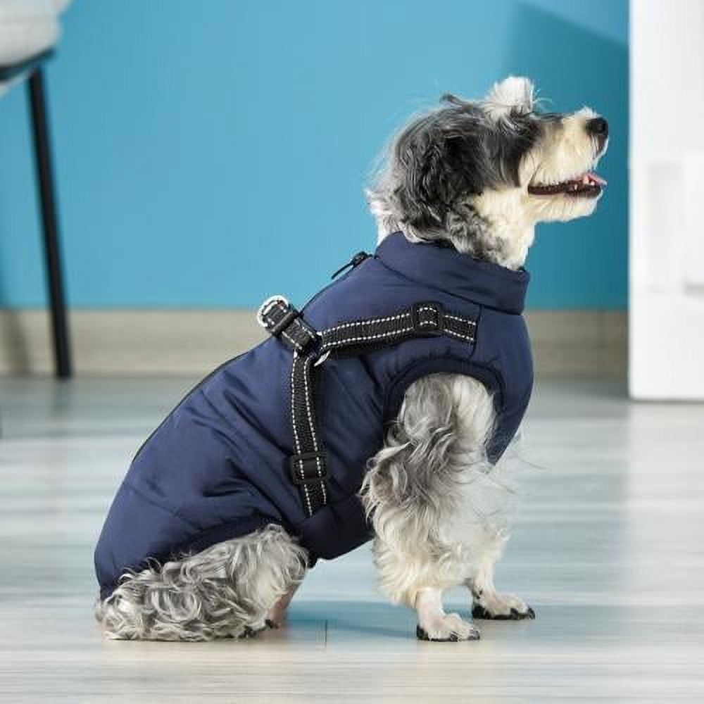 Warm Dog Jacket, Snowproof Windproof Waterproof Dog Winter Coat for Cold Weather - Soft Fleece Lining and Warm Thick Padded Dog Snow Coat for Puppy Small Medium Large Dogs 3XL Green