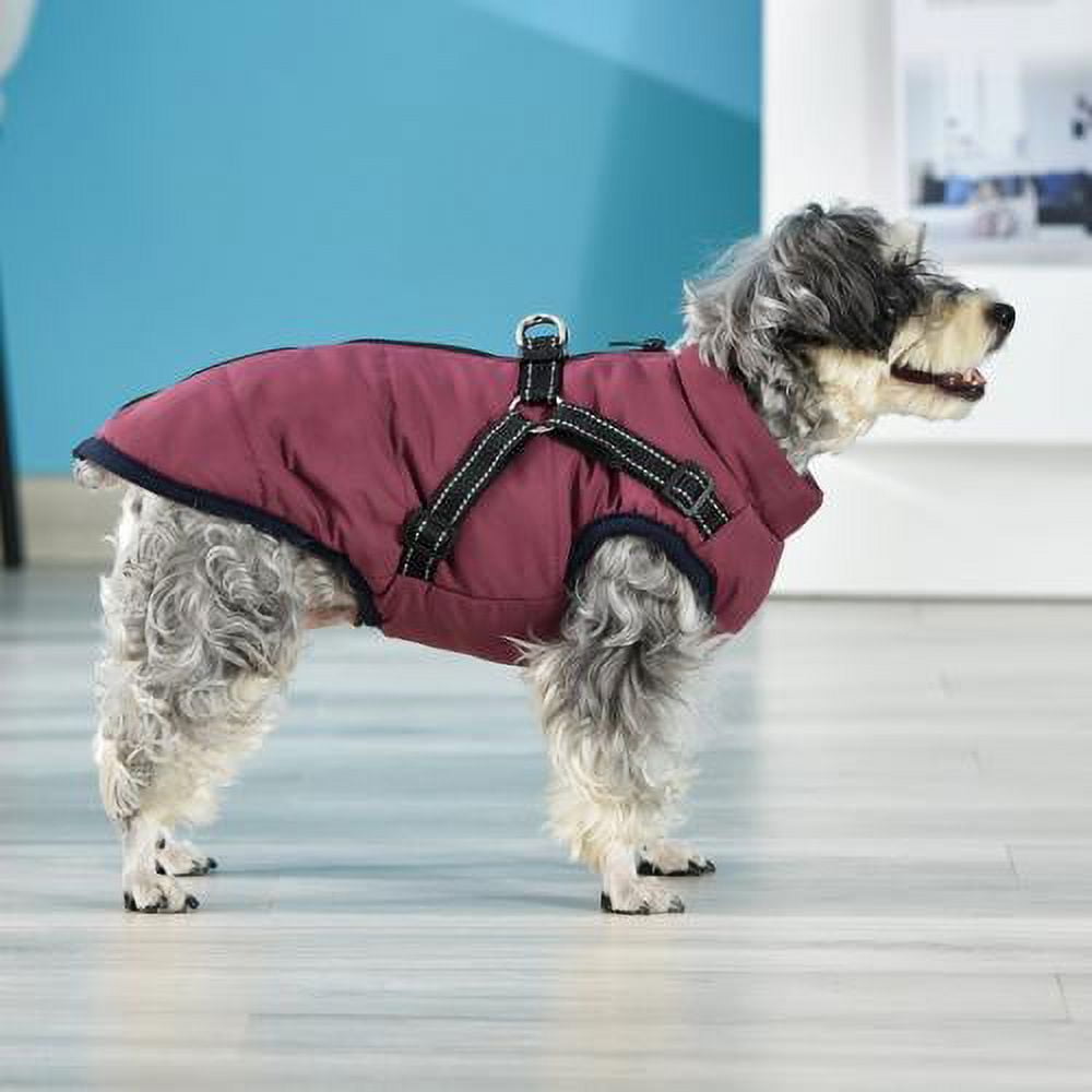 Warm Dog Jacket, Snowproof Windproof Waterproof Dog Winter Coat for Cold Weather - Soft Fleece Lining and Warm Thick Padded Dog Snow Coat for Puppy Small Medium Large Dogs 3XL green, navy blue, red, purple, black